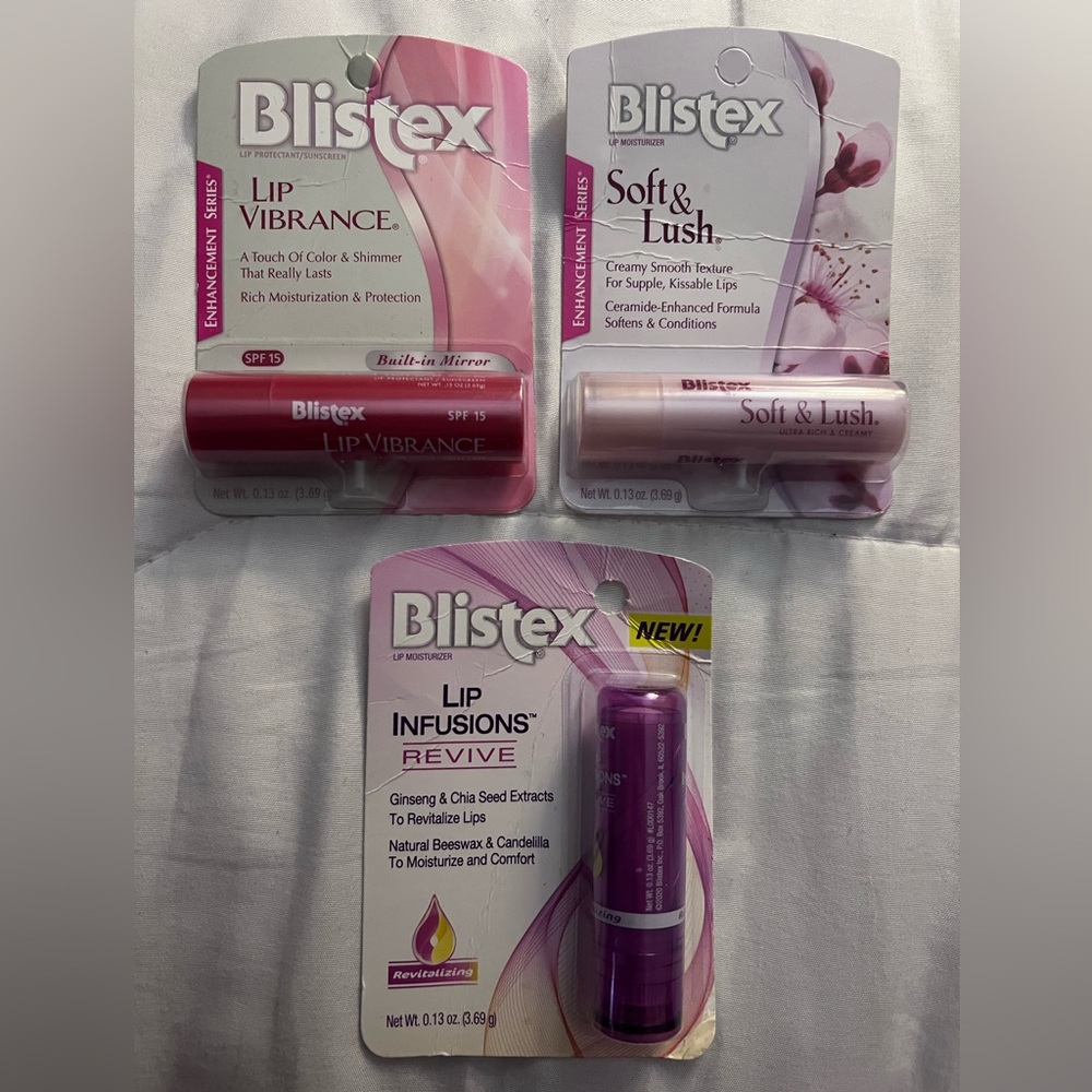 Blistex Chapstick Bundle! (3 Total)
